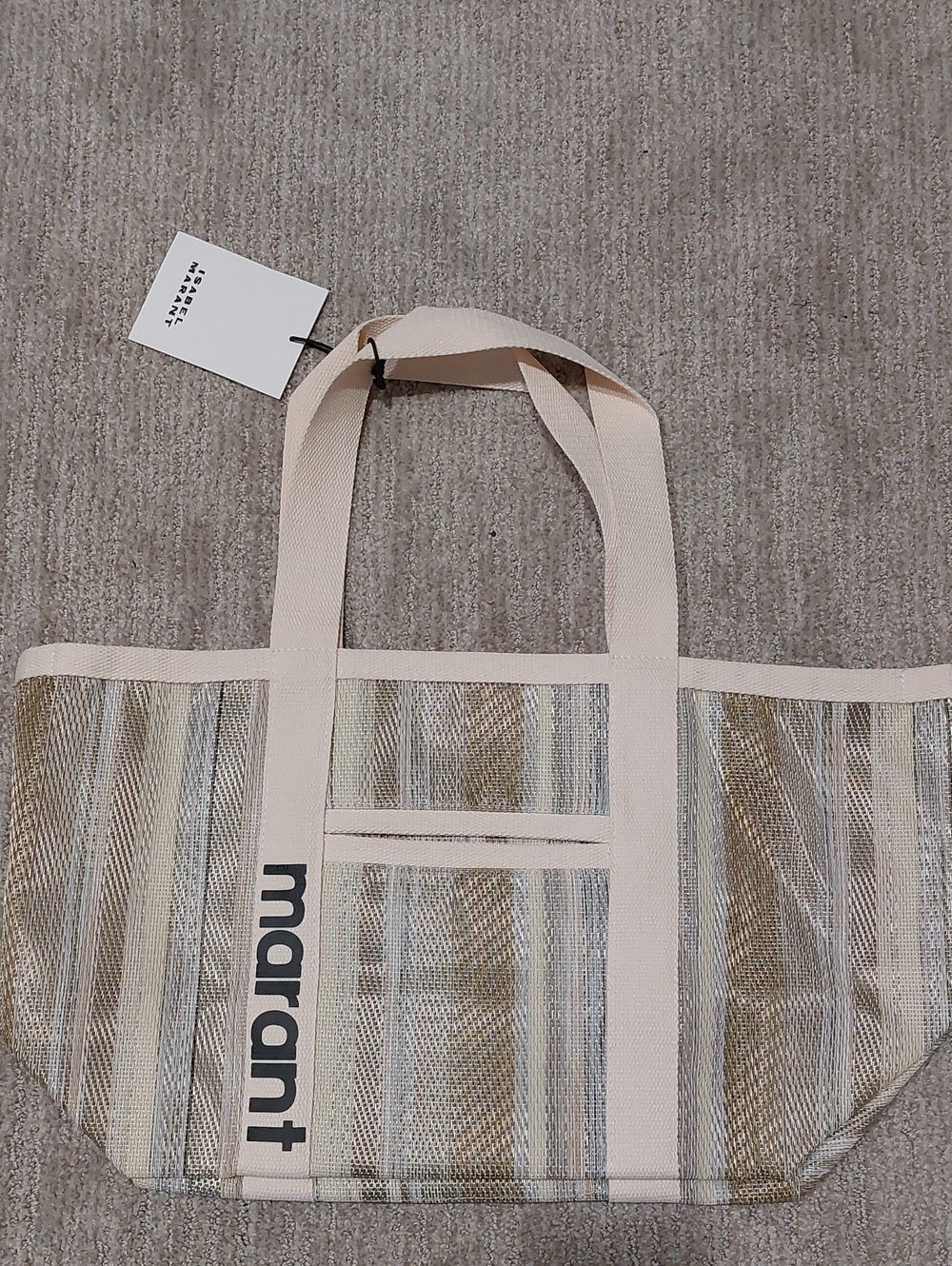 Isabel Marant Oversize Woven Shoulder Tote Purse Bag NWT